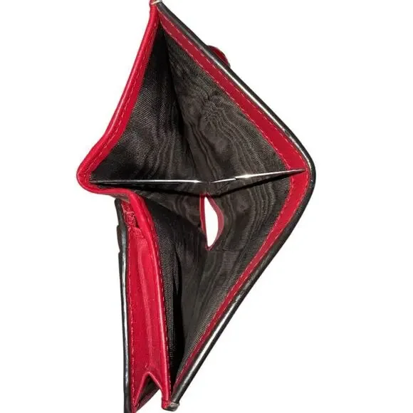 GUCCI Cherry GG Supreme  Beige Gray Bi-fold Wallet W/Box and Card - Picture 14 of 16